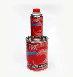 Грунт OTRIX DIAMOND акриловый 4+1 серый 0,8 л+0,2 л
