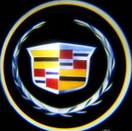 Подсветка дверей с логотипом Cadillac