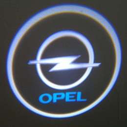 Подсветка дверей с логотипом Opel
