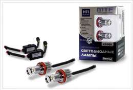 Комплект светодиодных ламп MTF Light в ПТФ 12/24В, НВ4(9006), BL