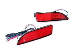 Светодиодные вставки в задний бампер для TOYOTA COROLLA (2011-2012) RED