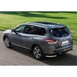 Пороги ''Premium-Black'' Rival для Nissan Pathfinder IV (2014-2017), 193 см, алюминий, A193ALB.4107.1