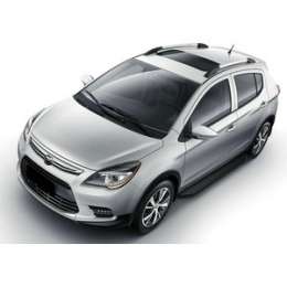 Пороги ''Premium-Black'' Rival для Lifan X50 (2015-н.в.), 173 см, алюминий, A173ALB.3303.1