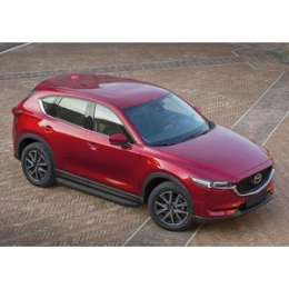 Пороги ''Premium-Black'' Rival для Mazda CX-5 II (2017-н.в.), 173 см, алюминий, A173ALB.3802.1