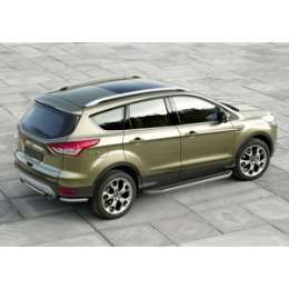 Пороги ''Premium'' Rival для Ford Kuga II (2013-2016 / 2016-н.в.), 180 см, алюминий, A180ALP.1804.2