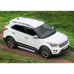 Пороги ''Silver'' Rival для Hyundai Creta (2016-н.в.), 173 см, алюминий, F173AL.2310.1