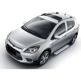 Пороги ''Silver'' Rival для Lifan X50 (2015-н.в.), 173 см, алюминий, F173AL.3303.1