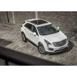 Пороги ''Premium'' Rival для Cadillac XT5 (2017-н.в.), 193 см, алюминий, A193ALP.0801.1
