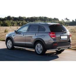 Пороги ''Premium'' Rival для Chevrolet Captiva I (2011-2013 / 2013-2015) / Opel Antara I (2010-2015), 173 см, алюминий, A173ALP.4201.1