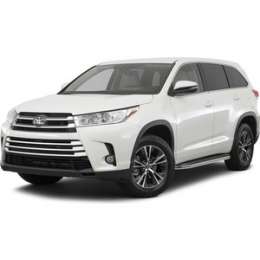 Пороги ''Premium'' Rival для Toyota Highlander III (2014-2017 / 2017-н.в.), 180 см, алюминий, A180ALP.5706.1
