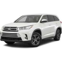 Пороги ''Premium-Black'' Rival для Toyota Highlander III (2014-2017 / 2017-н.в.), 180 см, алюминий, A180ALB.5706.1