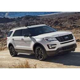 Пороги ''Silver'' Rival для Ford Explorer V (2011-2015 / 2015-2017 / 2017-н.в.), 193 см, алюминий, F193AL.1802.1