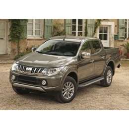 Пороги ''Premium'' Rival для Mitsubishi L200 IV, V (2006-2015 / 2015-2019 / 2019-н.в.), 193 см, алюминий, A193ALP.4003.1