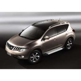 Пороги ''Silver'' Rival для Nissan Murano II (2009-2016), 173 см, алюминий, F173AL.4108.2