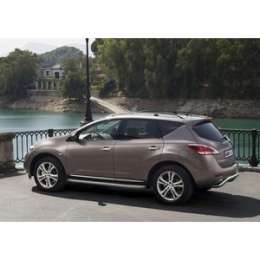 Пороги ''Premium-Black'' Rival для Nissan Murano II (2009-2016), 173 см, алюминий, A173ALB.4108.2
