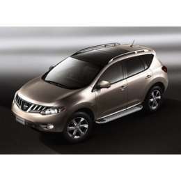 Пороги ''Bmw-Style овалы'' Rival для Nissan Murano II (2009-2016), 173 см, алюминий, B173AL.4108.2