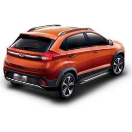 Пороги ''Bmw-Style овалы'' Rival для Chery Tiggo 2 (2017-н.в.), 173 см, алюминий, B173AL.0904.1