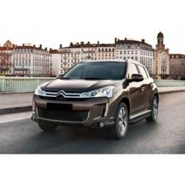 Пороги ''Premium-Black'' Rival для Citroen C4 AirCross / C-Crosser / Mitsubishi ASX / Outlander ХL, III / Peugeot 4007 / 4008, 173 см, алюминий, A173ALB.4005.1