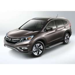 Пороги ''Bmw-Style овалы'' Rival для Honda CR-V IV (2012-2016), 173 см, алюминий, B173AL.2102.1