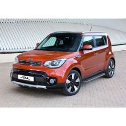 Пороги ''Premium'' Rival для Kia Soul II рестайлинг (2017-н.в.), 173 см, алюминий, A173ALP.2804.1