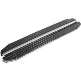 Пороги ''Premium'' Rival для Nissan Qashqai I (2007-2013) / X-Trail T31 (2007-2015), 173 см, алюминий, A173ALP.4104.5