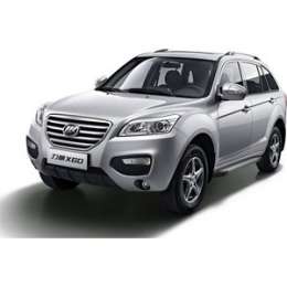 Пороги ''Silver'' Rival для Lifan X60 (2012-2015 / 2015-2016), 160 см, алюминий, F160AL.3302.2