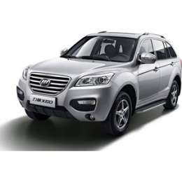 Пороги ''Premium'' Rival для Lifan X60 (2012-2015 / 2015-2016), 160 см, алюминий, A160ALP.3302.2