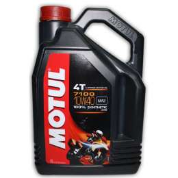 Моторное масло MOTUL 7100 4T 10W40 синтетическое 4 л