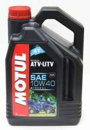 Моторное масло MOTUL ATV-UTV 4T 10W40 минеральное 4 л