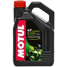 Моторное масло MOTUL 5100 4T 10W40 полусинтетическое 4 л