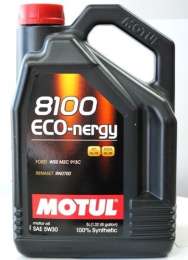Моторное масло MOTUL 8100 Eco-Nergy 5W30 синтетическое 5 л