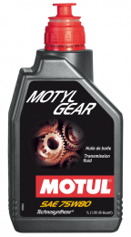 Трансмиссионное масло MOTUL Motylgear 75W80 полусинтетическое 1 л