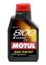 Моторное масло MOTUL 8100 X-clean 5W30 синтетическое 1 л