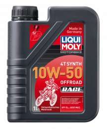 Моторное масло Liqui Moly Motorbike 4T Synth Offroad Race 10W50 синтетическое 1 л
