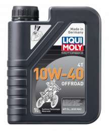 Моторное масло Liqui Moly Motorbike 4T Offroad 10W40 синтетическое 1 л