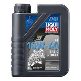 Моторное масло  Liqui Moly Motorbike 4T Basic Street 10W-40 минеральное 1 л