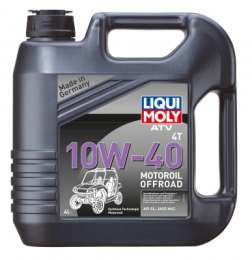 Моторное масло Liqui Moly ATV 4T Motoroil 10W40 синтетическое 4 л
