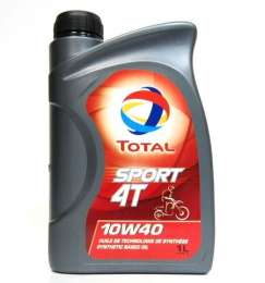 Моторное масло TOTAL Hi Perf 4T Sport 10W40 полусинтетическое 1 л