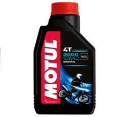 Моторное масло MOTUL 3000 4T 10W40 минеральное 1 л