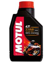 Моторное масло MOTUL 7100 4T 10W30 синтетическое 4 л