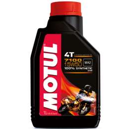 Моторное масло MOTUL 7100 4T 15W50 синтетическое 1 л