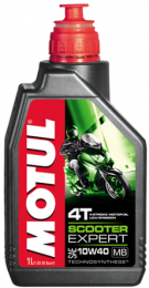 Моторное масло MOTUL Scooter Expert 4T MB 10W40 полусинтетическое 1 л