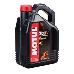 Моторное масло MOTUL 300 V 4T Off Road 5W40 синтетическое 4 л