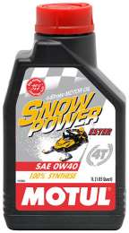 Моторное масло MOTUL Snowpower 4T 0W40 синтетическое 1 л
