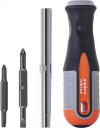 Отвертка Round Grip 6 в 1 SL 5, 6 PH 1, 2, 1/4DR, 5/16DR (Ombra) 750106