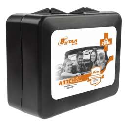 аптечка автомобильная ВИТАЛФАРМ 8 предметов